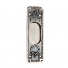 ""Hazargaddah"" Brass Decorative Flush Pull - Antique Brushed Nickel