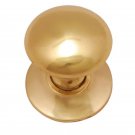 ""Beulah"" Brass Cabinet Knob - Polish Lacquered