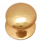 ""Bilhah"" Brass Cabinet Knob - Polish Lacquered