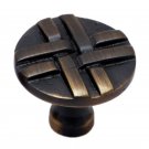 ""Cainan"" Brass Cabinet Knob - Antique Brass