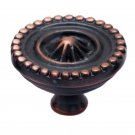 ""Carpus"" Brass Cabinet Knob - Antique Copper