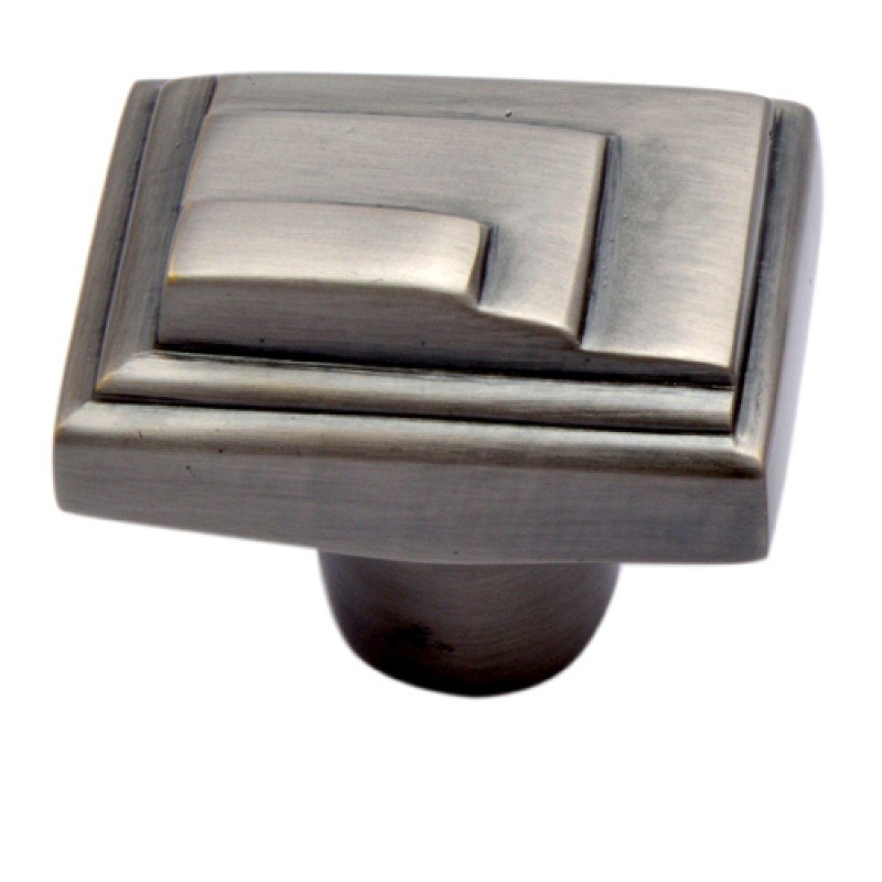 ""Haruz"" Brass Knob Antique Brushed Nickel