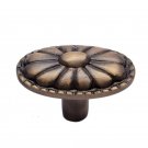 ""Hori"" Brass Cabinet Knob - Antique Brass