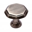 ""Jeuel"" Brass Cabinet Knob - Antique Brushed Nickel
