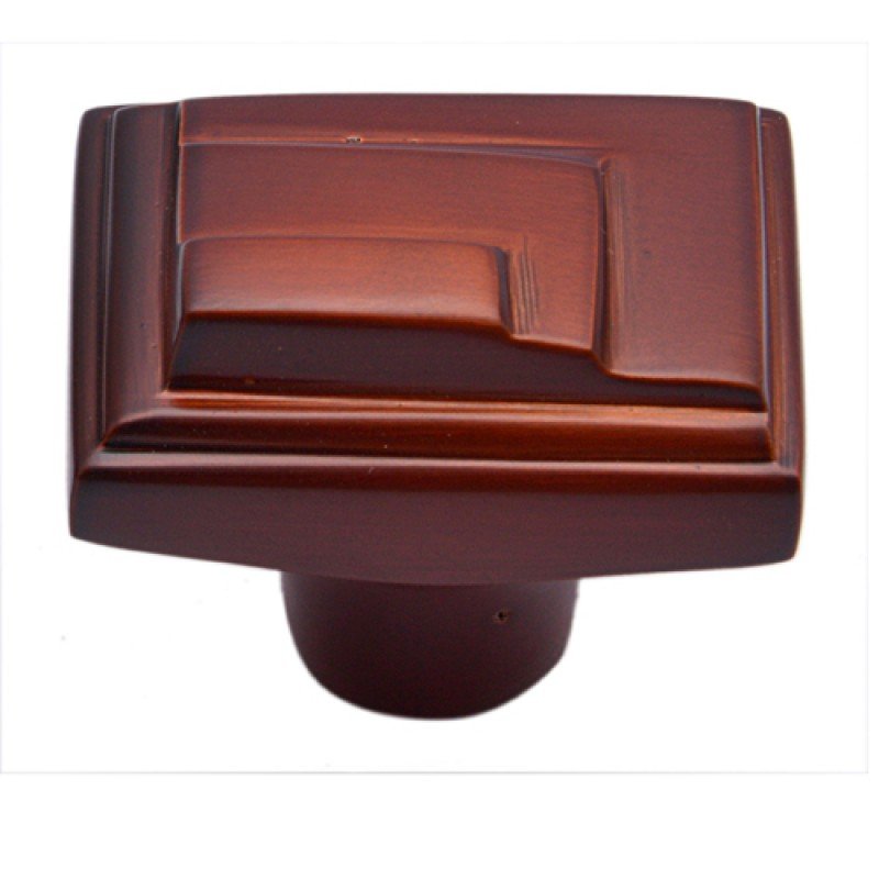 ""Haruz"" Silicon Bronze Knob Distressed Silicon Bronze Rust
