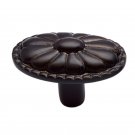 ""Hori"" Silicon Bronze Cabinet Knob -  Distressed Silicon Bronze Medium Patina