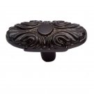 ""Huram"" Silicon Bronze Cabinet Knob -  Distressed Silicon Bronze Medium Patina