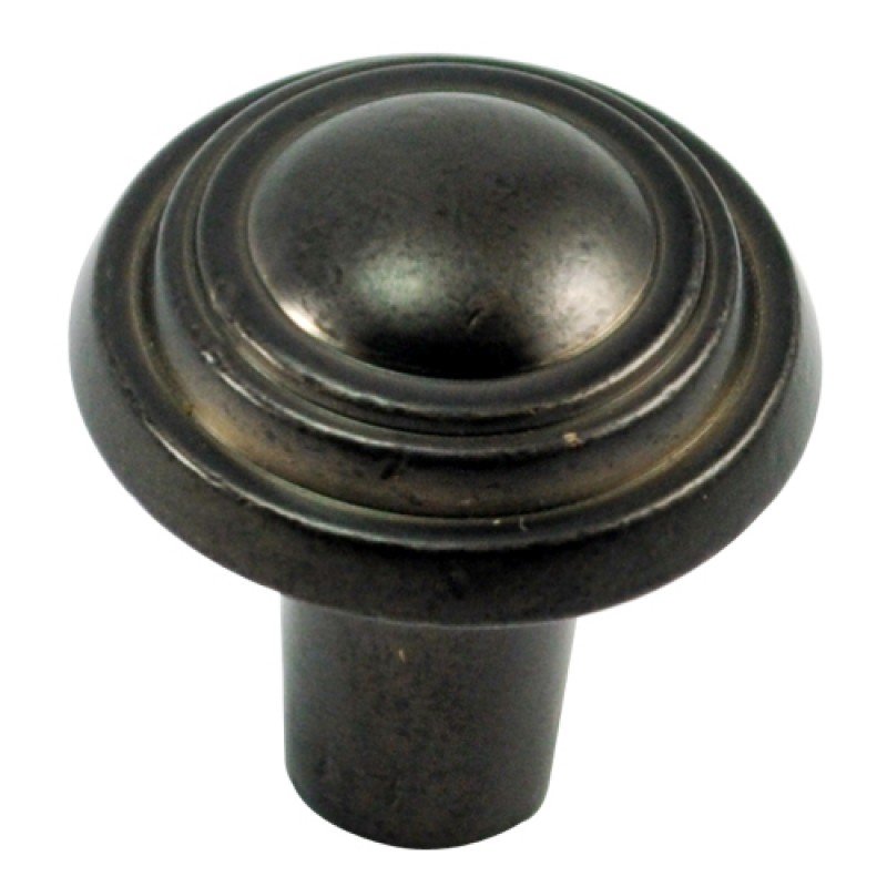 ""Zerah"" Silicon Bronze Cabinet Knobs -  Distressed Silicon Bronze Medium Patina