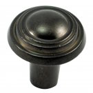 ""Zerah"" Silicon Bronze Cabinet Knobs -  Distressed Silicon Bronze Medium Patina
