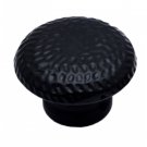 ""Ithai"" Black Antique Iron Cabinet Knob - Black Powdercoated