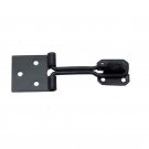 108mm x 35mm Black Iron Hasp & Staple -  Black Powdercoated
