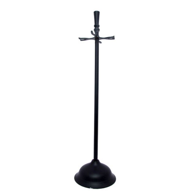 21"" Brass Stand - Black Powdercoated
