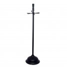 21"" Brass Stand - Black Powdercoated