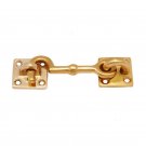 3"" Designer Brass Window Cabin Hook - Polish Lacquered