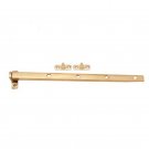 11"" Brass Window Casement Stay - Polish Lacquered