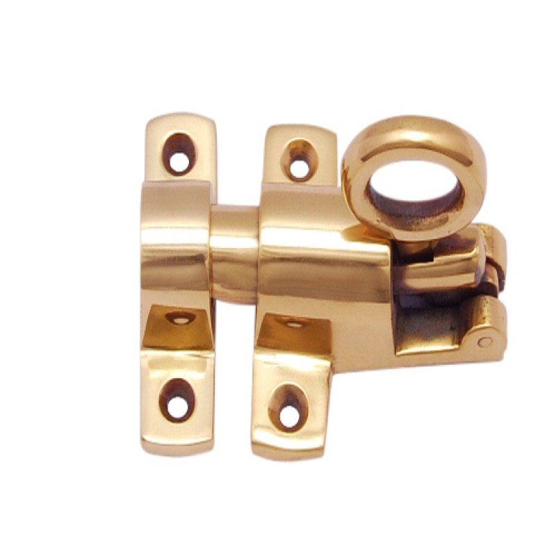 Brass Window Catcher - Polish Lacquered