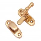 T-Handle Brass Window Fastener - Polish Lacquered