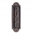 Pull Brass Door Sign - Oil Rubbed Bronze