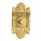 "Nehushtan" Brass Bell Push - Satin Brass