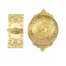 "Belshazzar" Brass Manual Old Fashioned Door Bell - Satin Brass