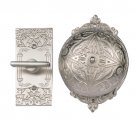 "Belshazzar" Brass Manual Old Fashioned Door Bell -Satin Nickel