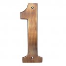 8" Brass Numeral "1" (Antique Brass)