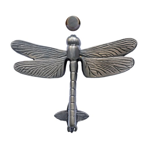 Dragon Fly Brass Door Knocker - Dark Bronze