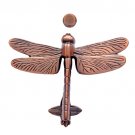 Dragon Fly Brass Door Knocker - Antique Copper
