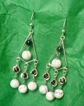 Howlite at the Moon