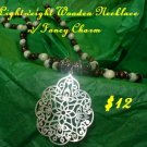 Wood Beads with Charm
