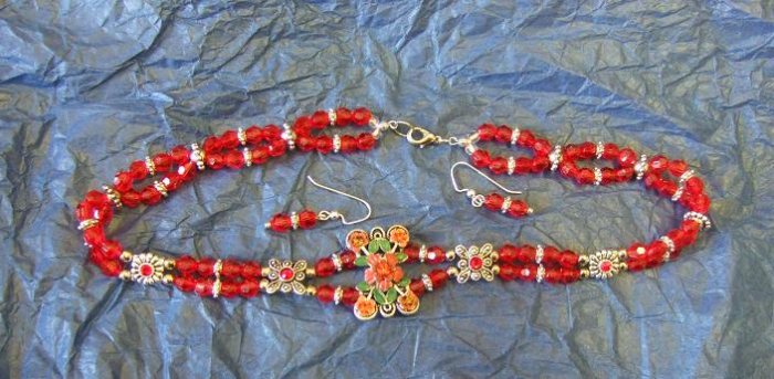Red Mock Choker