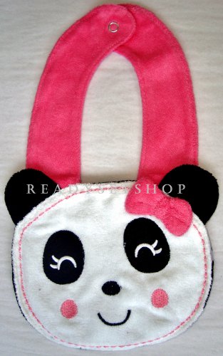 Panda Face Bib, New, One Size