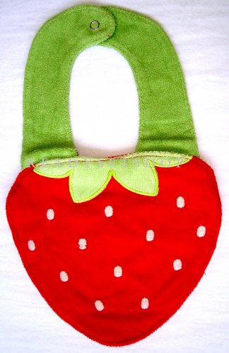 Strawberry Bib, New, One Size