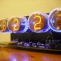 Nixie Tube clock KIT with IN-4 Tube LED Blue Backlight Black PCB