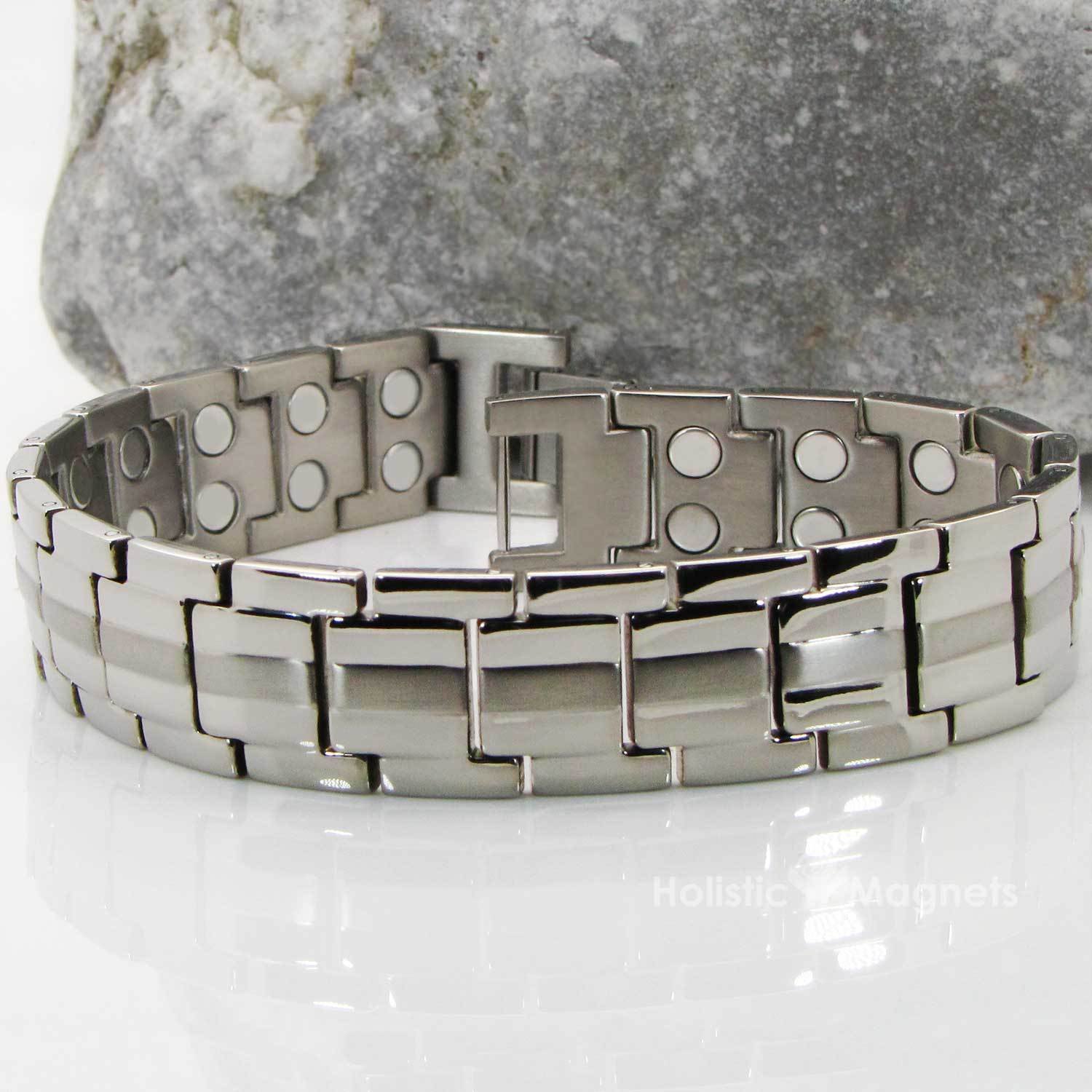 Mens TITANIUM Bracelets for Arthritis Healing