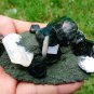 TRANSPARENT APOPHYLLITE WITH STILBITE ON MATRIX E2#10