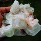 APOPHYLLITE GREEN STILBITE ON MINERALS SPECIMEN  !!! G-2