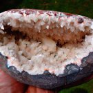 STILBITE IN HEULANDITE GEODE MINERAL SPECIMEN #L-2