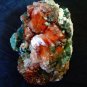RARE MARSHY APOPHYLLITE TWIN COLOR FLOWER WITH INCLUSION OF CELADONITE F-12