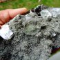 APOPHYLLITE CHALCEDONY ON MINERALS SPECIMEN !!! G-2