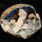 CALCITE COLUMOUS  VIN AMETHYST GEODE  !! E-1-#17