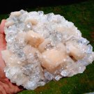 APOPHYLLITE WITH STILBITE MINERAL SPECIMEN #L-2