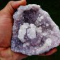 APOPHYLLITE STILBITE WITH AMETHYST MINERAL SPECIMEN  !!!!! #B-4