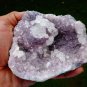 APOPHYLLITE STILBITE WITH AMETHYST MINERAL SPECIMEN  !!!!! #B-4