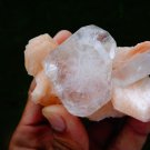 APOPHYLLITE WITH STILBITE MINERAL SPECIMEN # A-4