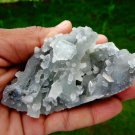 APOPHYLLITE ON CHALCEDONY MINERAL SPECIMEN # A-4