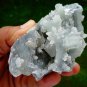 APOPHYLLITE ON CHALCEDONY MINERAL SPECIMEN # A-4