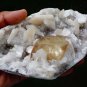 CALCITE HONEY COLOR CRYSTAL WITH STILBITE BLADE ON MATRIX !! L-5