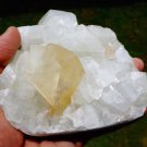 APOPHYLLITE WITH CALCITE MINERAL SPECIMEN #L-2