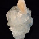 APOPHYLLITE SLIM CRYSTAL BUNCH WITH STILBITE MATRIX !! S-4